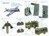 Quinta Studio QD72148 F6F-5 Hellcat 3D-Printed coloured Interior on decal paper (Eduard) 1/72